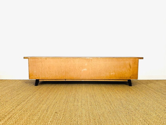 Image 1 of Vintage varnished low sideboard, 1960