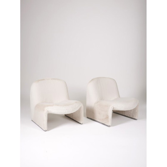 Image 1 of Paar vintage Alky fauteuils van Giancarlo Piretti voor Artifort, Italië 1970