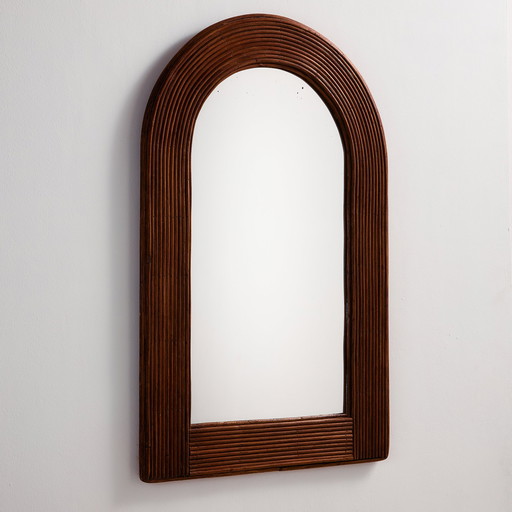 MK10991 Cane framed mirror
