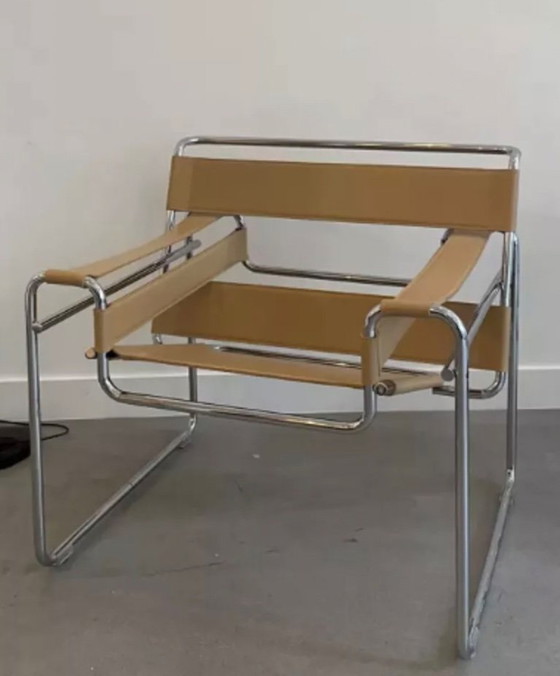 Image 1 of Wassily" armchair by Marcel Breuer for Gavina