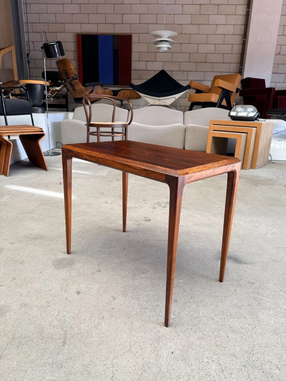 CFC Silkeborg rosewood Side table, Johannes Andersen (stock: 2) (photo 9 of 12)