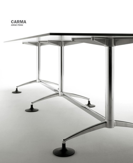 Tavolo Akaba Modello Carma, Design Jorge Pensi – Tavoli da pranzo, Chrome, Aluminium (photo 11 of 14)