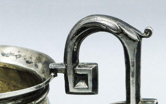 Biedermeier-Zuckerdose aus Silber, Österreich, 19. Jahrhundert – Tischdekoration, Silver (photo 8 of 13)