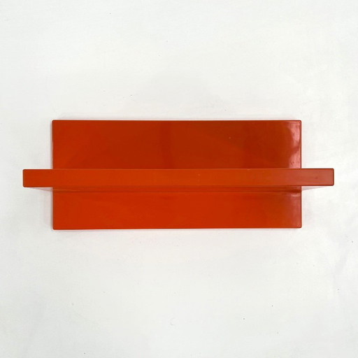 Estantería de pared naranja de Marcello Siard para Kartell, década de 1970. – wandkast, Plastic (photo 2 of 7)