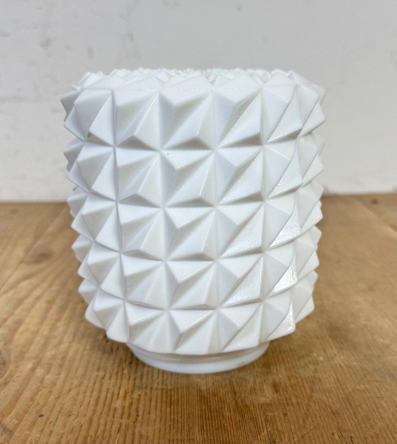 Image 1 of Vintage witte porseleinen hanglamp, jaren 70