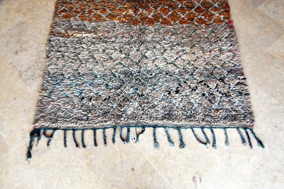 Image 1 of Earthy Tone Vintage Moroccan Boujaad Rug – 228 x 141 cm