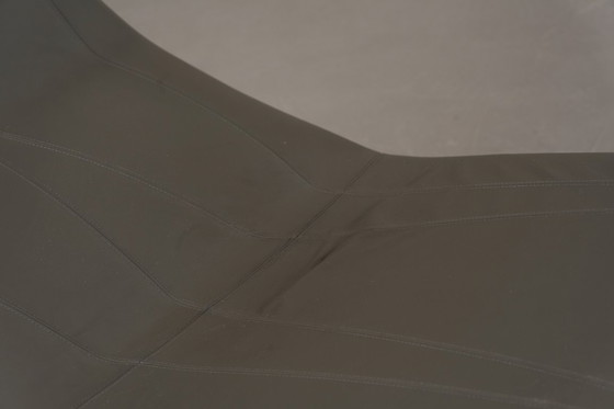 Image 1 of Donovan Grey Leather Chaiselongue By Giuseppe Vigano For Cattelan , Italy 2000’s