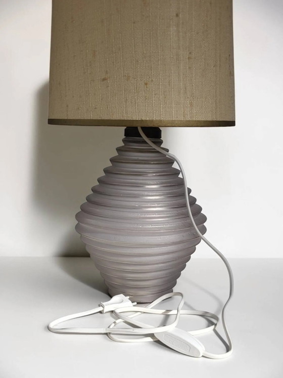 Frosted glass lamp, France, circa 1930-50 – Table lamps, Crystal, Art Deco (photo 5 of 9)