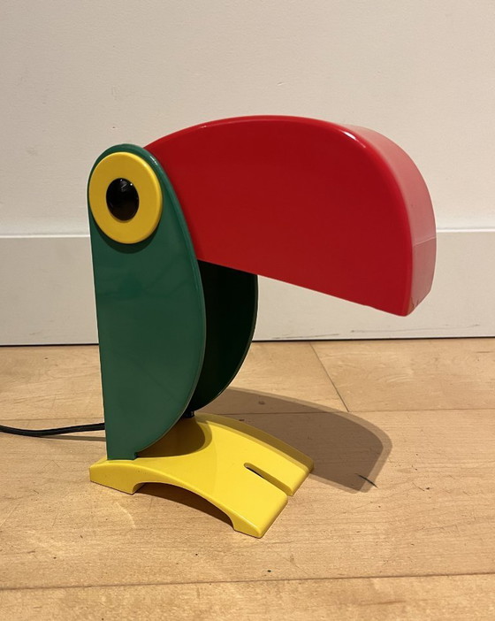 Image 1 of Toucan lamp - vintage origineel - Enea ferrari voor OTF