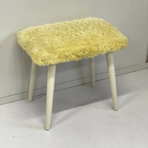 Vintage Retro Seventies Footstool Footstool Teddy