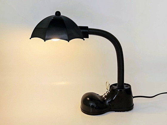 Image 1 of table lamp shoe with umbrella