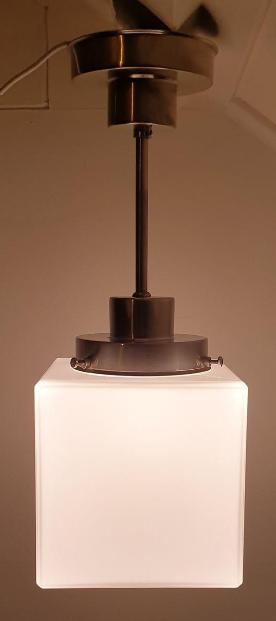 Image 1 of 2 Art Deco GISO (Gispen) hanglampen Kubus