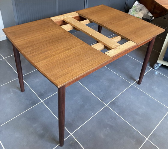 Extendable Scandinavian teak table by Johannes Andersen for Samcom Denmark An60 – Dining tables, Wood (photo 17 of 20)