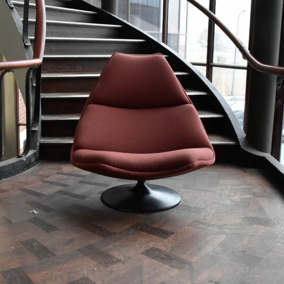 Image 1 of Poltrona Artifort F510 + poggiapiedi