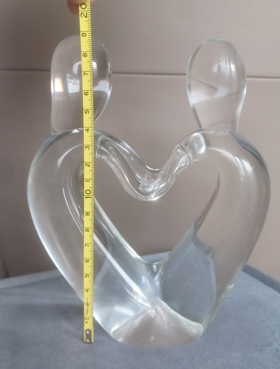 Image 1 of Henryk Rysz Kristallherzform Liebe Kunstglas Liebe