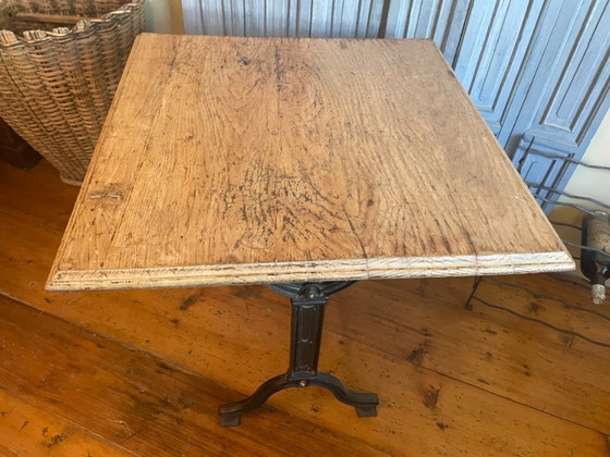 Image 1 of Table de bistrot vintage Table de jardin Table de salle à manger française