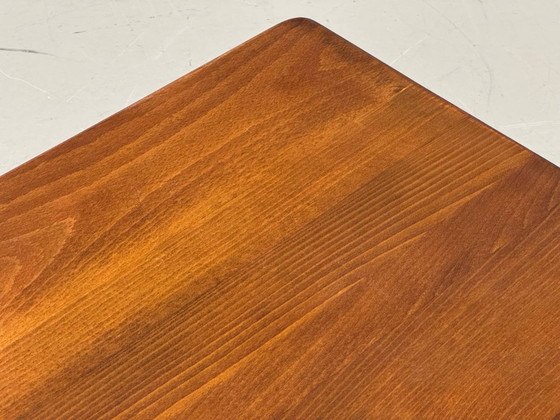 Image 1 of Kindertafel uit het midden van de 20e eeuw, gemaakt van beukenhout, jaren 70.