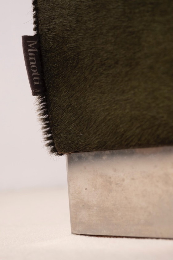 Image 1 of Rodolfo Dordoni Suitcase Armchair in Pony Leather, 1997 Minotti