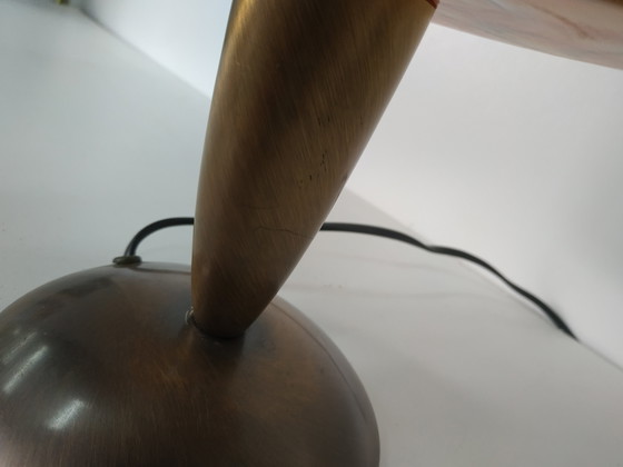 Image 1 of Vintage '60-70s Style' Glass Table Lamp
