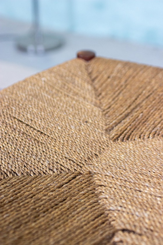 Image 1 of Tabouret vintage en teck Soborg Niels Möller, style danois milieu du siècle