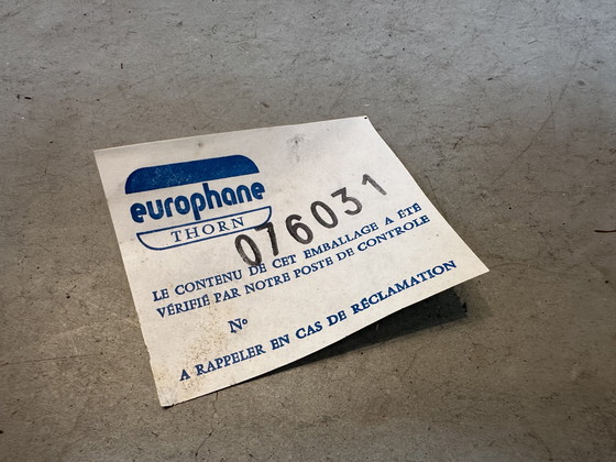 Image 1 of Vintage industriële hanglamp - Europhane (helder glas)