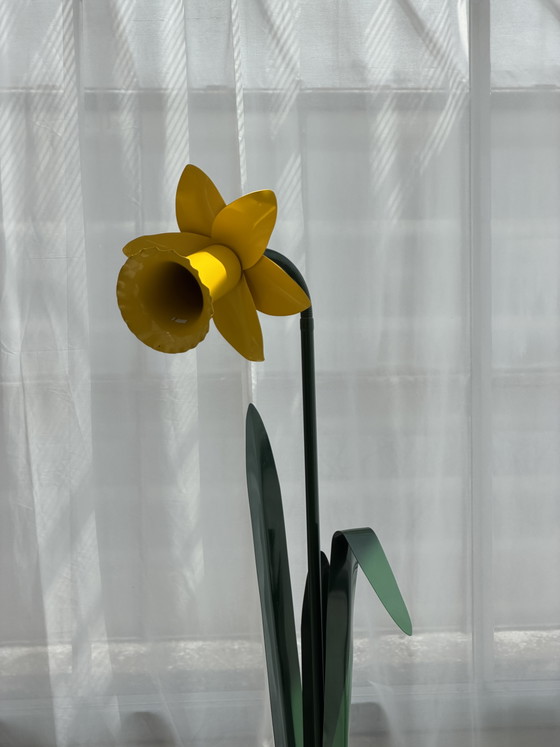 Image 1 of Mike Bliss Daffodil Pop Art Collectible Floorlamp for Bliss Flights of Fancy, Ltd. from the early 80s