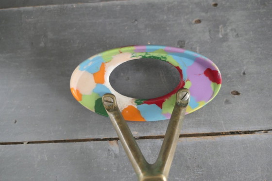 Image 1 of Vintage set Italian Design coat rack hooks copper resin