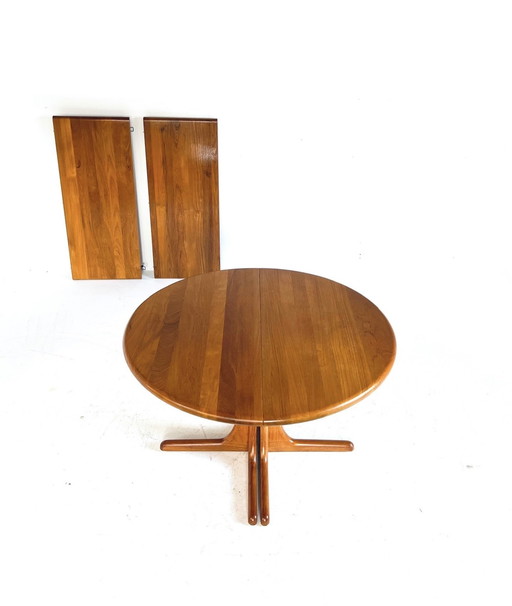 Vintage Extendable Danish Dining Table, Juul Kristensen '60