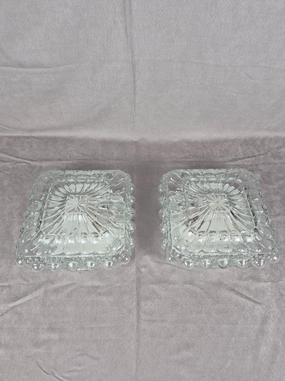Plafoniera Vintage RZB 32215 | Design Tedesco | 2x E27 | 28 cm – Plafoniere, Vetro, Metallo (photo 16 of 21)