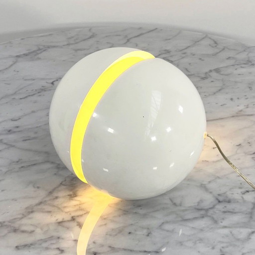 White Sphera Table Lamp by Andrea Modica for Lumess, 1970s