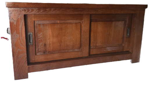 Precioso aparador/mueble para TV de madera maciza: carácter cálido y diseño atemporal.