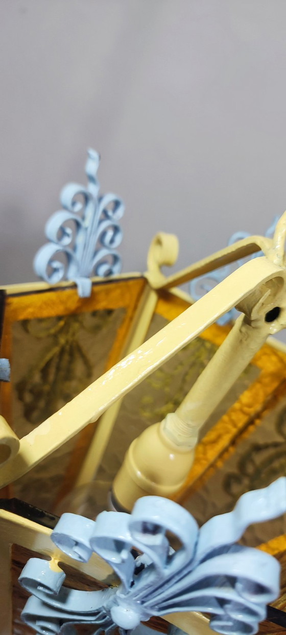 Image 1 of Plafondlamp of lantaarn, Spanje, jaren 1980