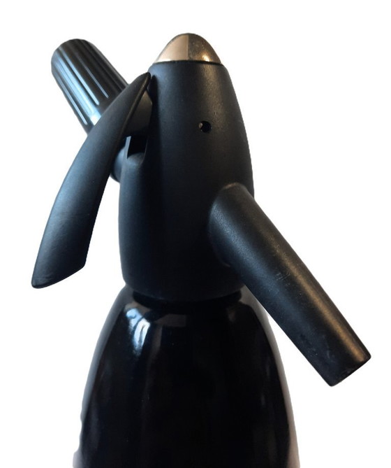 Image 1 of Mooie Zwarte ISI Soda Syphon voor de vintage bar 