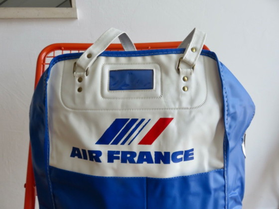 Air France Vinyl-Reisetasche, 1960 – Reisetaschen, Nylon (photo 4 of 16)