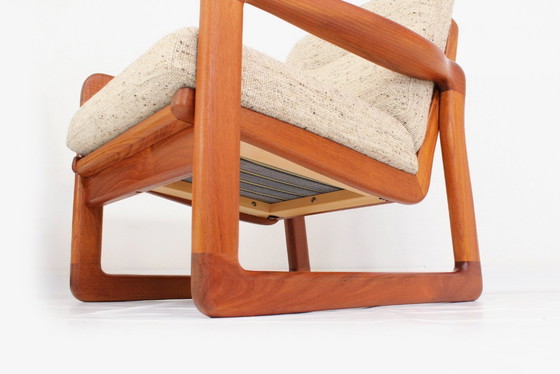 Image 1 of Comme neuf ! Deux fauteuils Holstebro au design danois du milieu du siècle, en teck massif, laine vierge de qualité supérieure, 