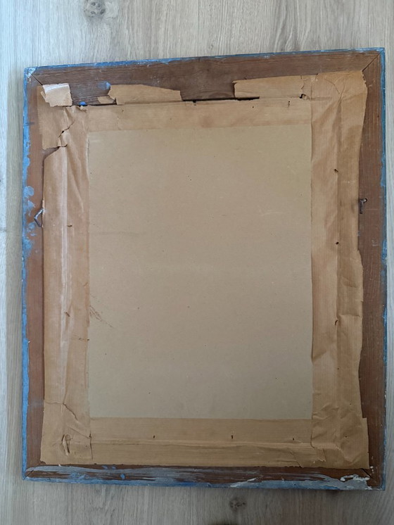 Image 1 of H. Lignay - "Figuurcompositie" - Gouache - Aquarel - Ca. 1960 - Franse schilderkunst