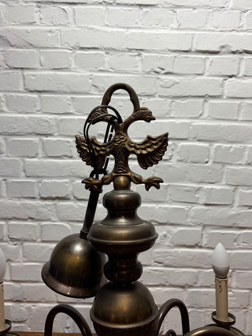 Lustre classique flamand/hollandais en laiton