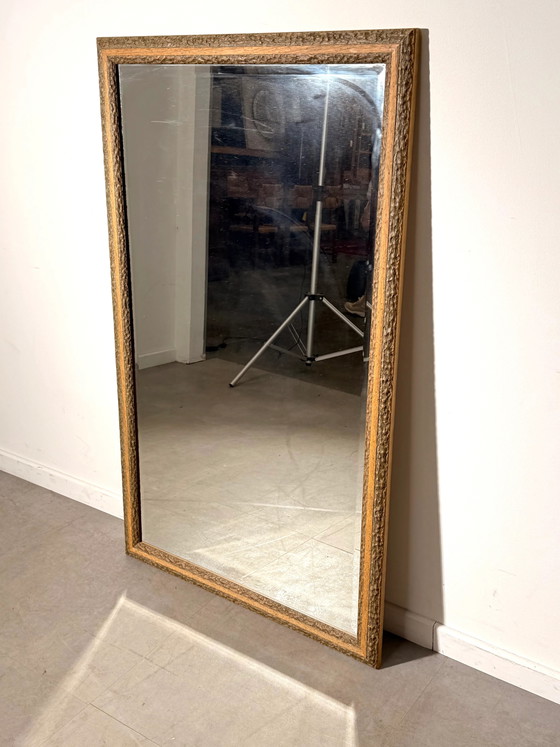 Rustic Bark Wood Framed Wall Mirror – Glass (photo 2 of 4)