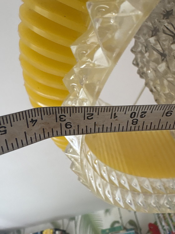 Suspension jaune vintage – Glass, Plastic (photo 4 of 5)