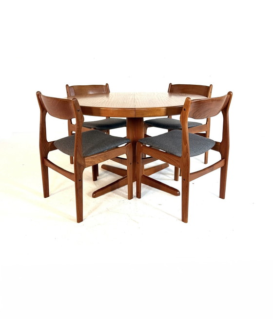 Image 1 of Tavolo da pranzo allungabile vintage danese, Bramin '70