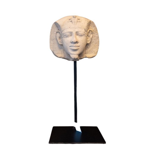 Stone statue of a pharaoh - inspired by ancient Egypt (ca. 1900)