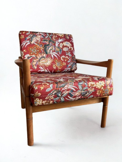 Scandinavische Fauteuil, Botanische Print