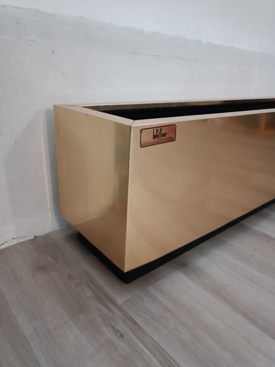 Image 1 of Brass planter by Hobby Flowers Barcelona, ​​1990s
