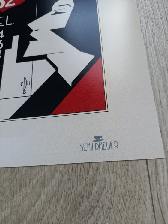 Image 1 of Limited Edition Schildmeijer Amsterdam Art Deco Koffie Affiche Poster Print