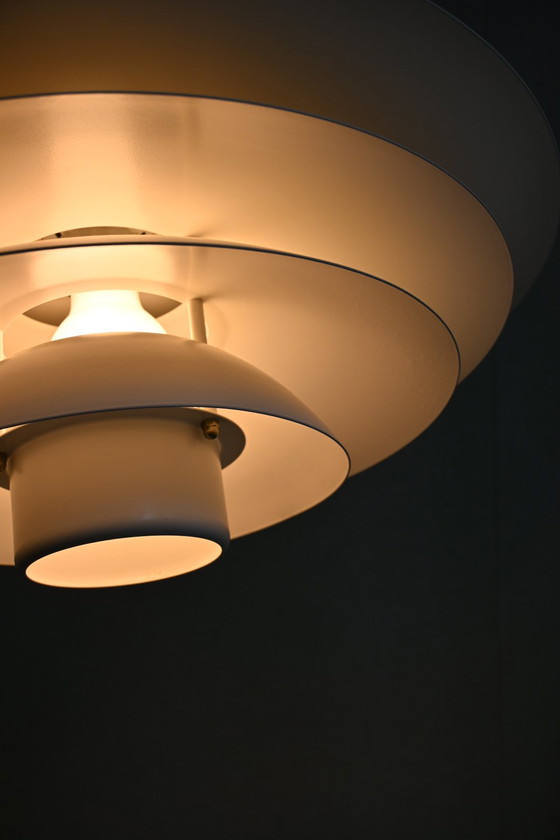 Image 1 of Lampada a sospensione danese di design, anni '70, forma 45 cm di diametro.