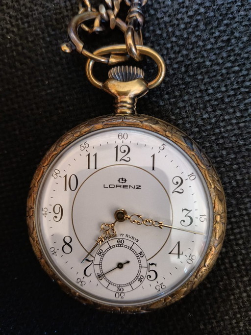 Orologio da Tasca LORENZ Meccanico "Il Cacciatore" Ref. 16421 AW - FULL SET Scatola e Garanzia (2002)
