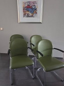 4 x Dutch Originals Gispen 413 RL chair