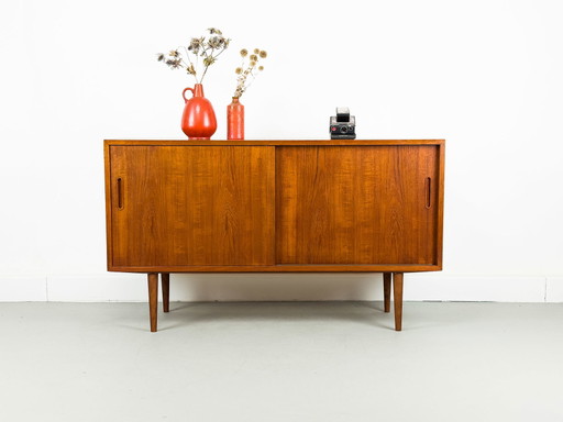 Buffet danois en teck de Carlo Jensen pour Hundevad & Co, 1960s