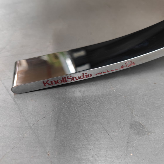 Image 1 of Knoll Barcelona Chair - Bauhaus Green Ottoman