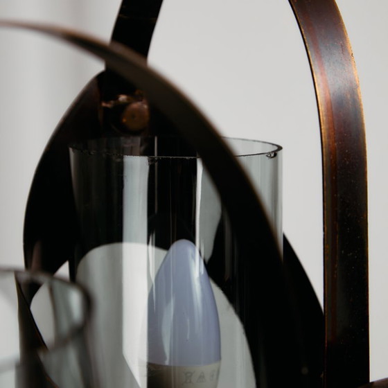 Image 1 of MK10977 Lustre en laiton et verre